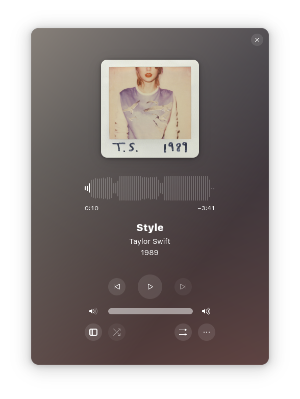 Audio-Datei in Amberol