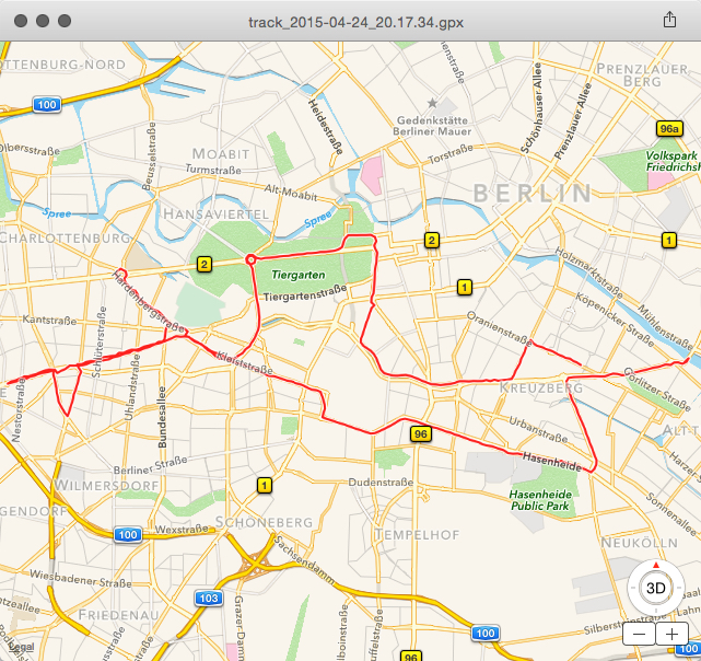 Critical Mass-Route